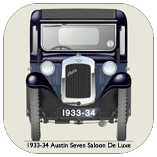 Austin Seven Saloon De Luxe 1933-34 Coaster 1